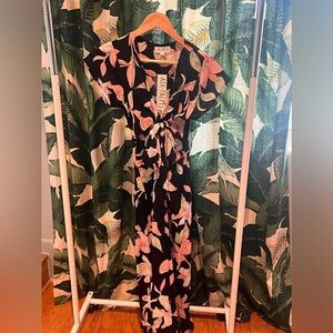 NWT Nineteen Palms Floral Hawaiian Hibiscus Sundress